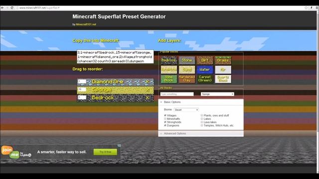 How to make your own Superflat Preset for minecraft 1.8+ (EASY) смотреть онлайн