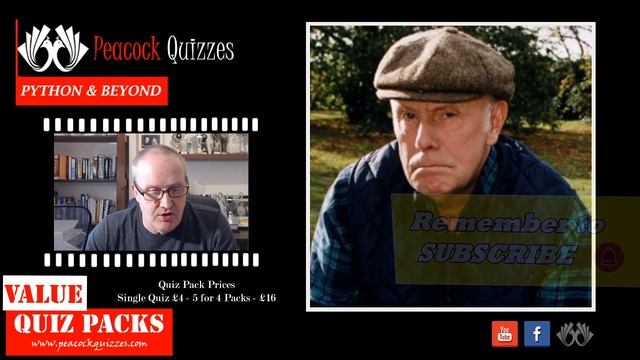 Peacock Quizzes - Themed Round - Monty Python & Beyond - Play along & leave score in the comments смотреть онлайн