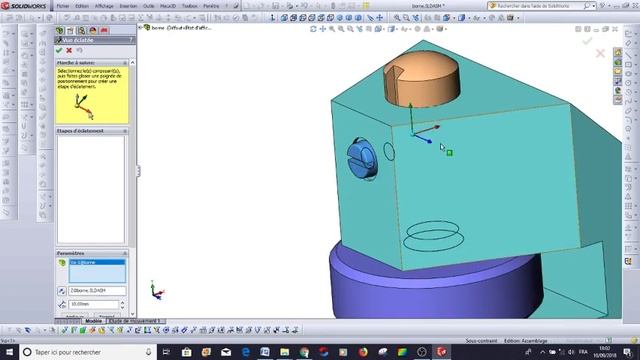 TP6 Solidworks VUE ECLATEE borne de calage смотреть онлайн