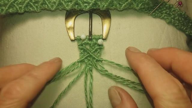 Макраме, macrame, пояс из больших ромбов в технике макраме, браслет, широкий браслет смотреть онлайн