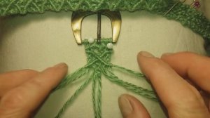Макраме, macrame, пояс из больших ромбов в технике макраме, браслет, широкий браслет