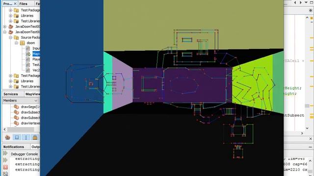 [Java 2.5D] from scratch - Doom (1993) WAD map renderer / covering the floor & ceiling - Test 002 смотреть онлайн