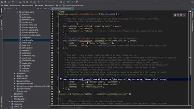 Theme Customization API Make a new WordPress Customizer Part -1 смотреть онлайн