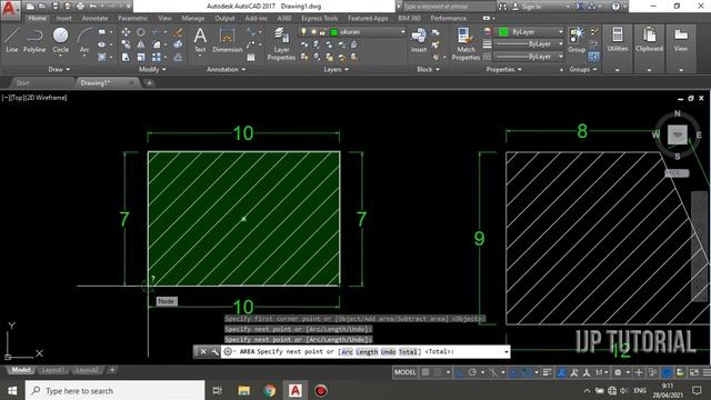 Cara MENGHITUNG LUAS di AUTOCAD смотреть онлайн