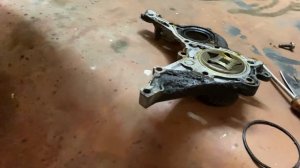 Toyota Corolla e100, сальник коленвала, прокладка масляного насоса, грм