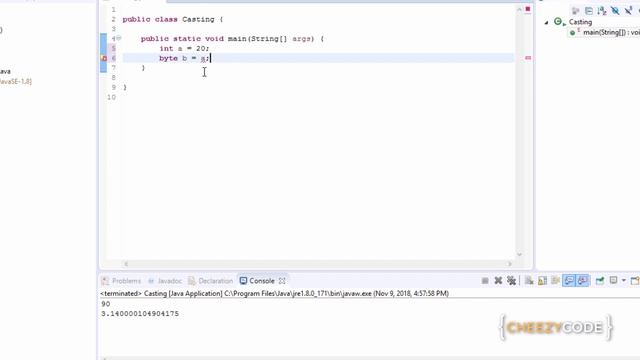 Type Casting and Type Conversion in Java | Java Beginners Tutorial in Hindi - #8 смотреть онлайн