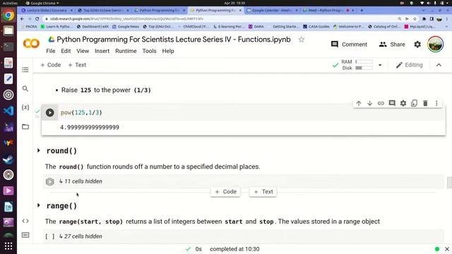 Introduction to Functions for Python Programming Language 20-04-2022 смотреть онлайн