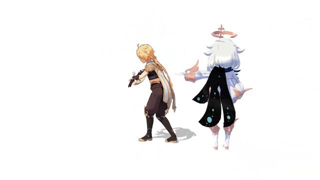 【Genshin Impact MMD】Aether will never default dance again смотреть онлайн
