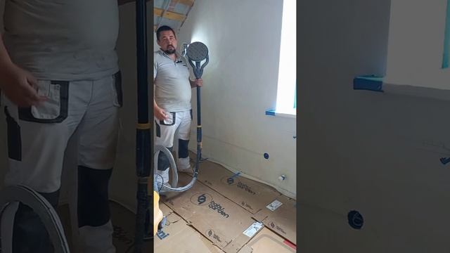Мехмаляр. Механизированная шпаклевка. Шлифование штукатурки перед шпаклеванием. смотреть онлайн