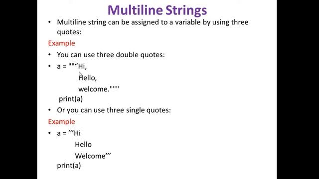 Introduction to Python Strings by Dr. M. Arthi смотреть онлайн
