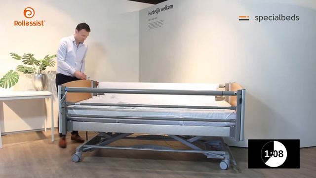 RollAssist: In 3 minuten van standaard hooglaagbed naar speciaal zorgbed! смотреть онлайн