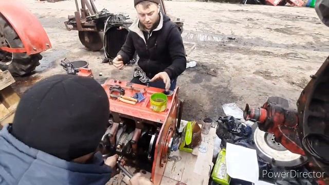 Первый ремонт двигателя с 1997года PRONAR MTZ 82