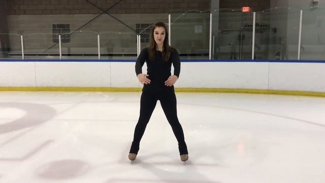 How to stop on Ice Skates, Forward Snowplow Stop смотреть онлайн