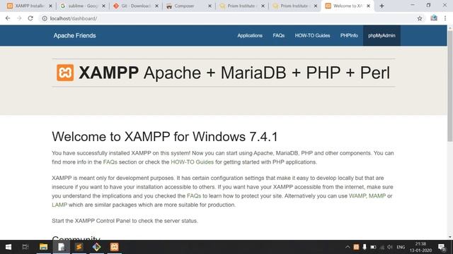 Tutorial 0 - Web Development - Environment Setup on Windows смотреть онлайн