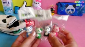 Заполняем пенал Милая канцелярия с пандами