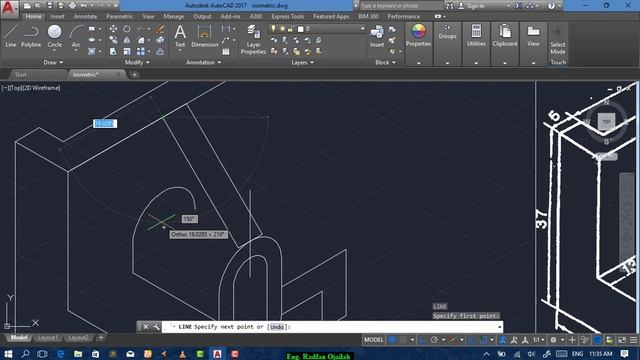 Autocad Isometric drawing #6 смотреть онлайн