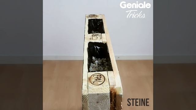 Für diesen Trick brauchst du kaum mehr als eine simple Europalette. Doch das Ergebnis ist so genial смотреть онлайн