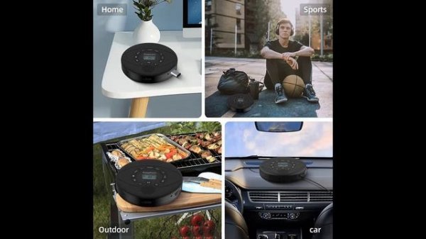 CD Player Portable,KUEPHOM Rechargeable Portable Bluetooth CD Player