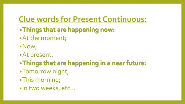 Simple Present x Present Continuous смотреть онлайн