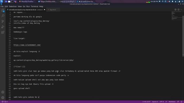 Wordpress Plugins DSP_DATING CSRF FILE UPLOAD - 2023 | Brok3n_Sec смотреть онлайн