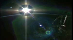 Восход солнца с МКС