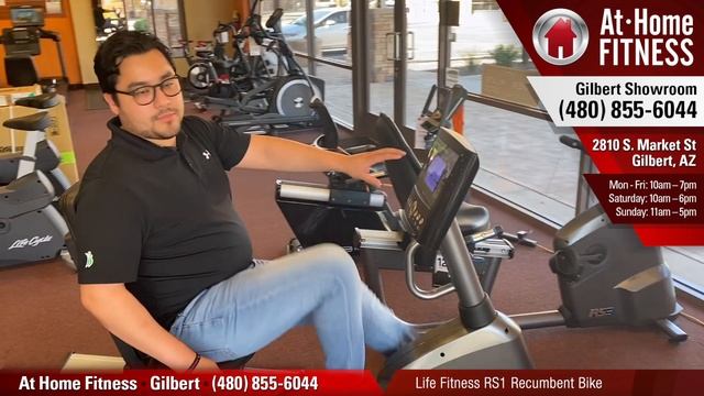 Life Fitness RS1 Recumbent Bike Product Review - Gilbert Arizona - At Home Fitness Super Stores смотреть онлайн