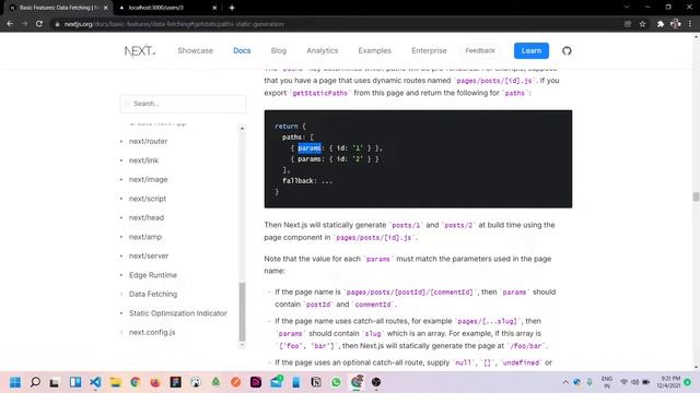 getStaticPaths - Static Site Generation - Data Fetching | Tut #5 | Tamil смотреть онлайн