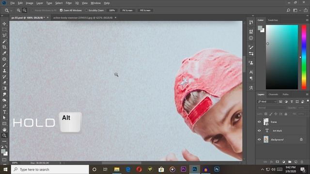 #03 Best Uses Of MOVE, ZOOM & HAND Tools | Photoshop In Hindi