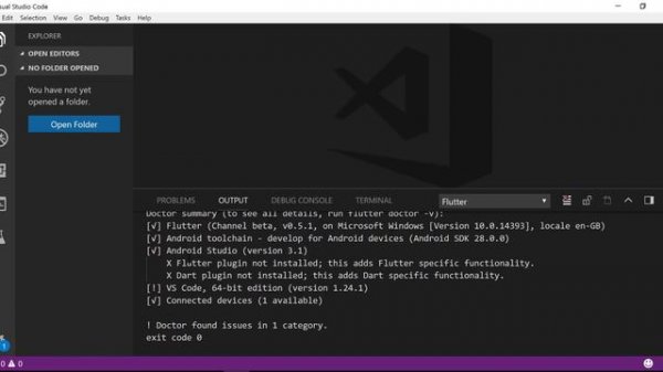 Learn Flutter & Dart (RU) - Введение, установка и дефолтный проект