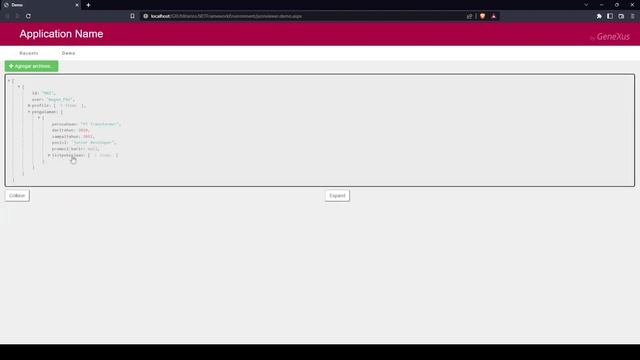 GeneXus - UC JsonViewer смотреть онлайн