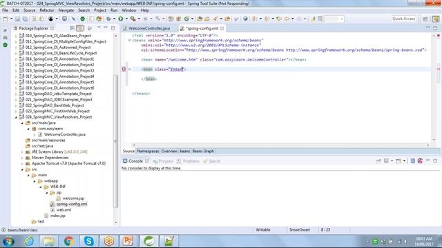 Java Framework tutorial |Simple MVC Application with out Annotations| Onlineit tutorials смотреть онлайн