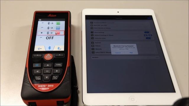 アプリ「DISTO sketch」の使い方 その1) ライカ レーザー距離計本体とデバイスのBluetooth接続: DISTO D810 touch смотреть онлайн