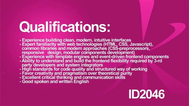 Frontend Developer/Architect - Best Jobs for IT Developers! смотреть онлайн