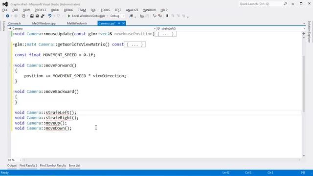 OpenGL - Camera Keyboard Controls смотреть онлайн