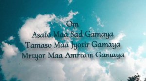 Asato Ma Sat Gamaya mantra. Buddhist style. Gentle female vocal