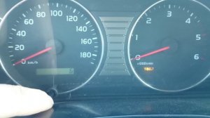 Toyota Land Cruiser 105, сброс индикации T-BELT