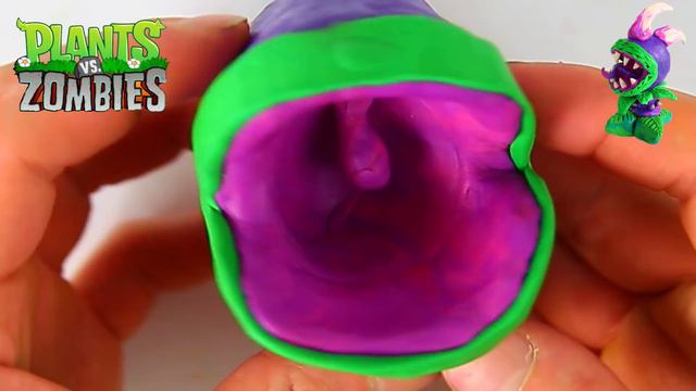 ЗУБАСТИК / Пластилин. ЗОМБИ ПРОТИВ РАСТЕНИЙ. Plants Vs Zombies - Tatter (Chomper) смотреть онлайн