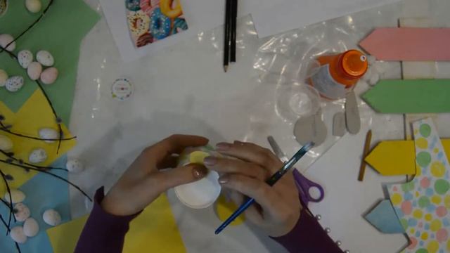 Пасхальные "Зайчики-стаканчики" смотреть онлайн