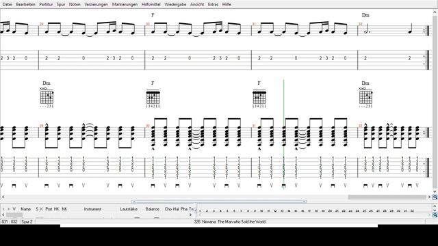 Nirvana - The Man who Sold the World -Tabs смотреть онлайн