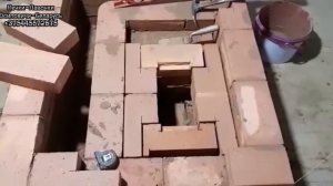 Простенькая печь с плитой для вашего дома.
