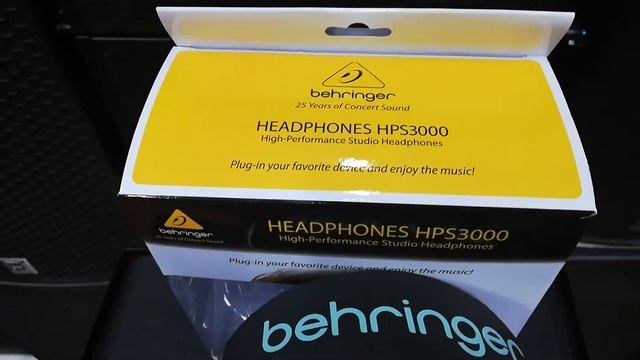 Студийные наушники Behringer HPS3000 смотреть онлайн