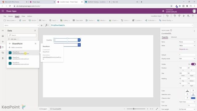 Cascade Dropdown PowerApps Input Controls using SharePoint List Data смотреть онлайн