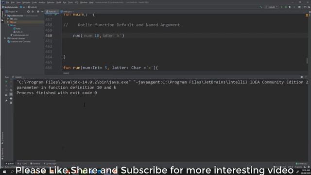 #18 kotlin tutorial -- Default and name argument in Function. смотреть онлайн