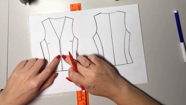 Моделирование жилета с застёжкой молнией смотреть онлайн