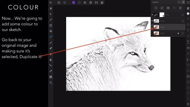 Pencil Sketch Effect in Affinity Photo for iPad смотреть онлайн