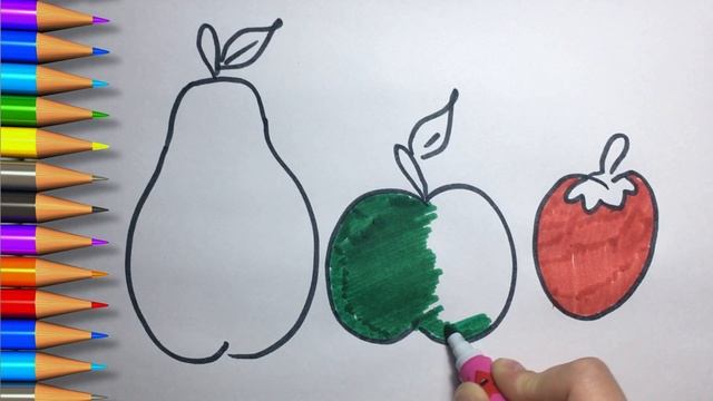 как нарисовать фрукты смотреть онлайн