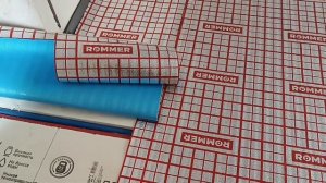 Монтаж трубы тёплого пола на основание из пенополистирола