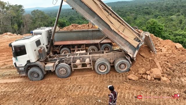 Строительство, уронили самосвал, засыпка смотреть онлайн