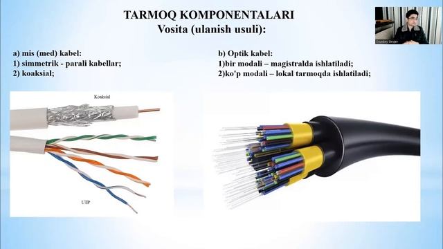 TARMOQ (СЕТЬ) Nima? Tarmoq Turlari Va Qurilmalari. Tarmoq Hosil Qilish Usullari.