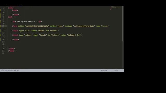 HTML File Upload смотреть онлайн